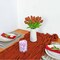 Artificial Tulips 20 Stems Burnt Orange PU Faux Flowers for Wedding Home
